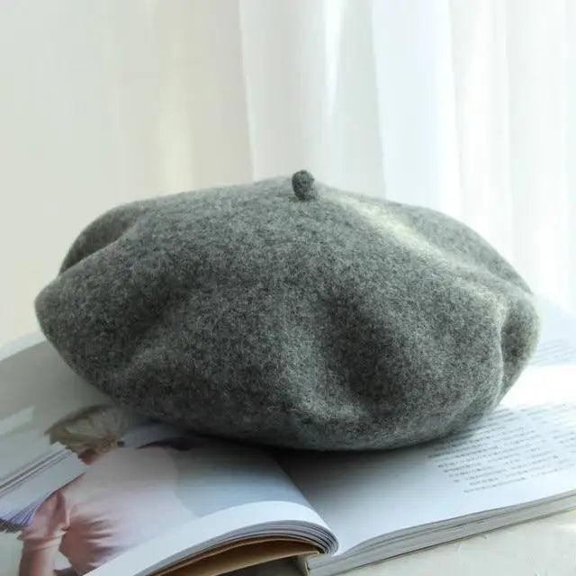 Classic Wool Blend Beret Vintage Painter Cap