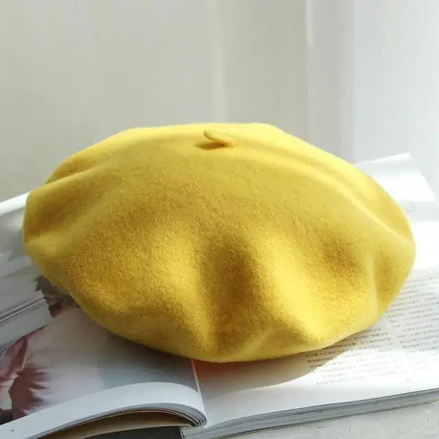 Classic Wool Blend Beret Vintage Painter Cap