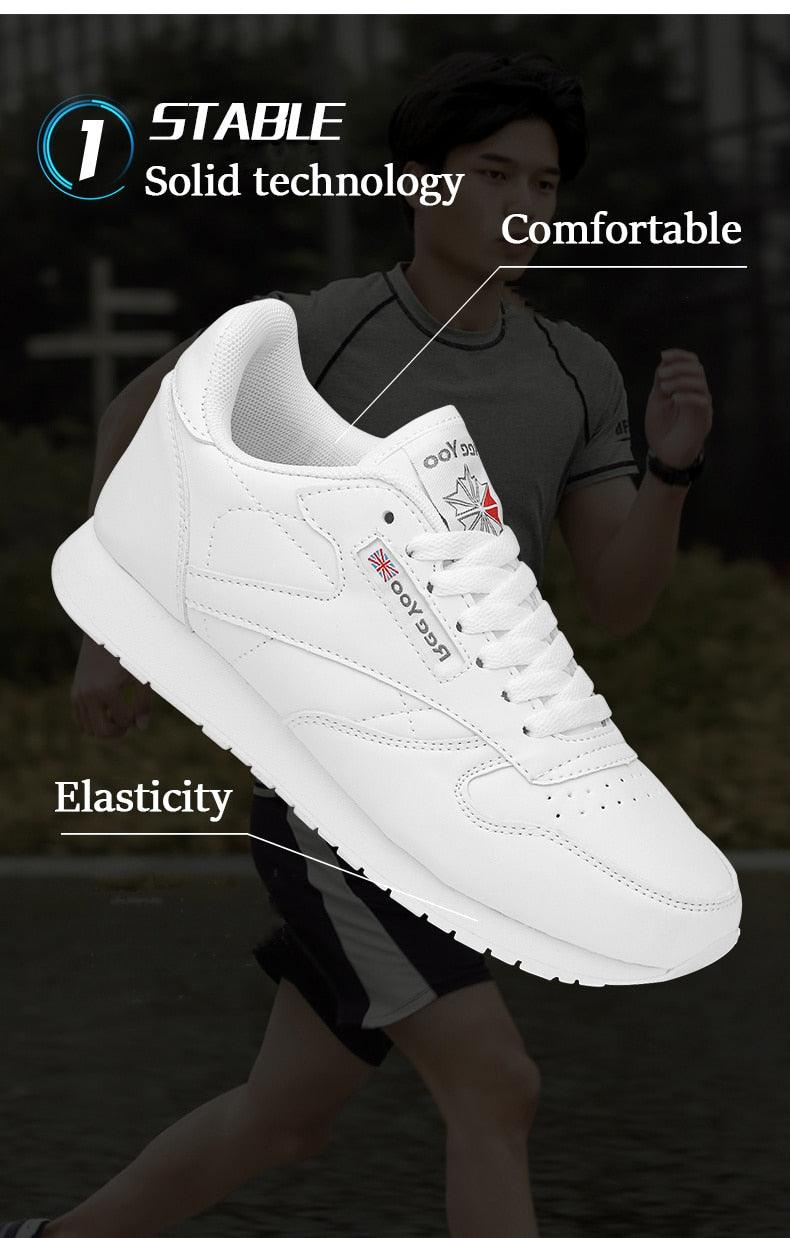 Black Vulcanized Lace-Up Fashion Sneakers - Lightweight Casual Flats