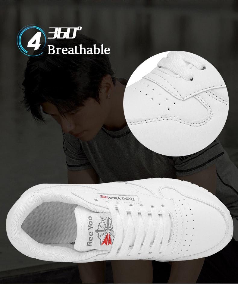 Black Vulcanized Lace-Up Fashion Sneakers - Lightweight Casual Flats
