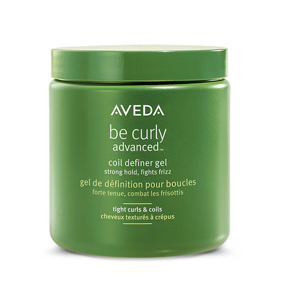Aveda Be Curly Advanced Coil Definer Gel 250ml bottle for curly hair definition