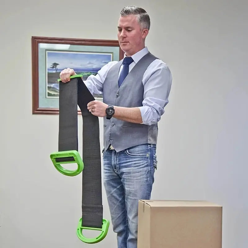 Retractable Carrying Straps for Boxes and Furniture