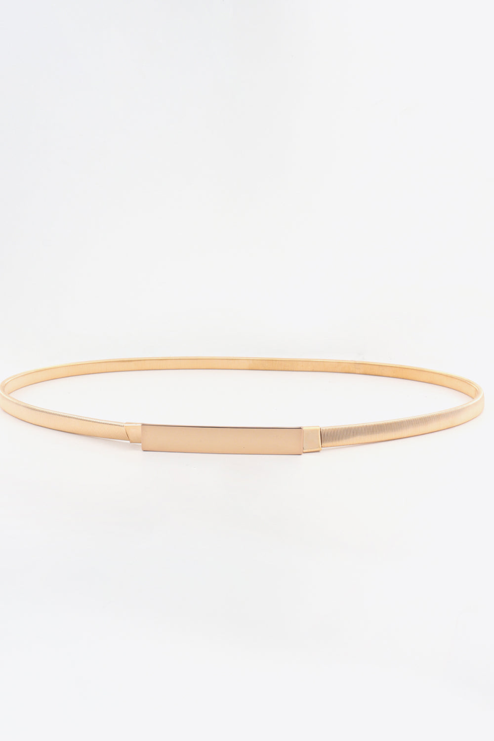 Elastic Iron Skinny Belt | Modern Buckle Design