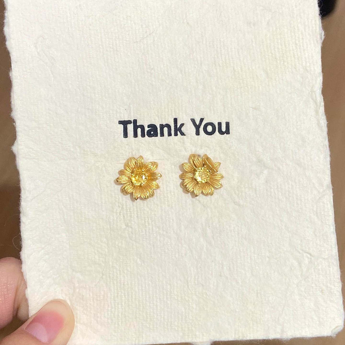 Gold Butterfly Flower Stud Earrings For Women Niche Elegant Versatile  Earrings Daily Commute Light Luxury Trendy Ear Jewelry Wholesale