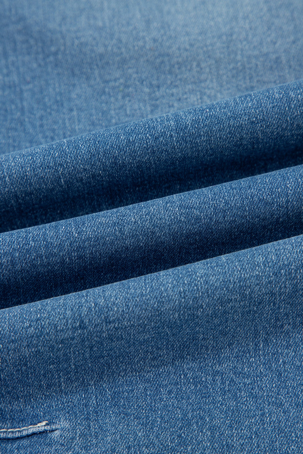 Medium Wash Denim High Waist Barrel Leg Jeans