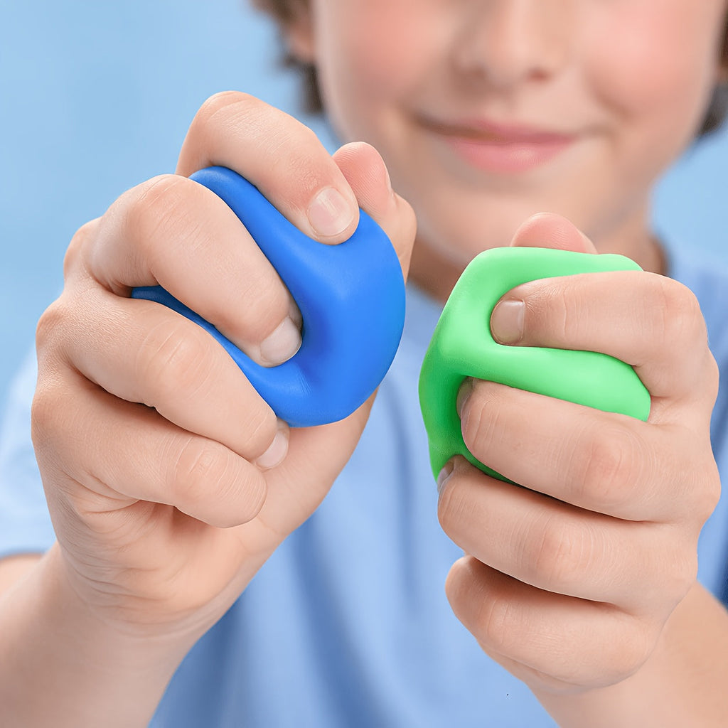 6pcs Colorful Slow Rising Cube Fidget Dough Balls