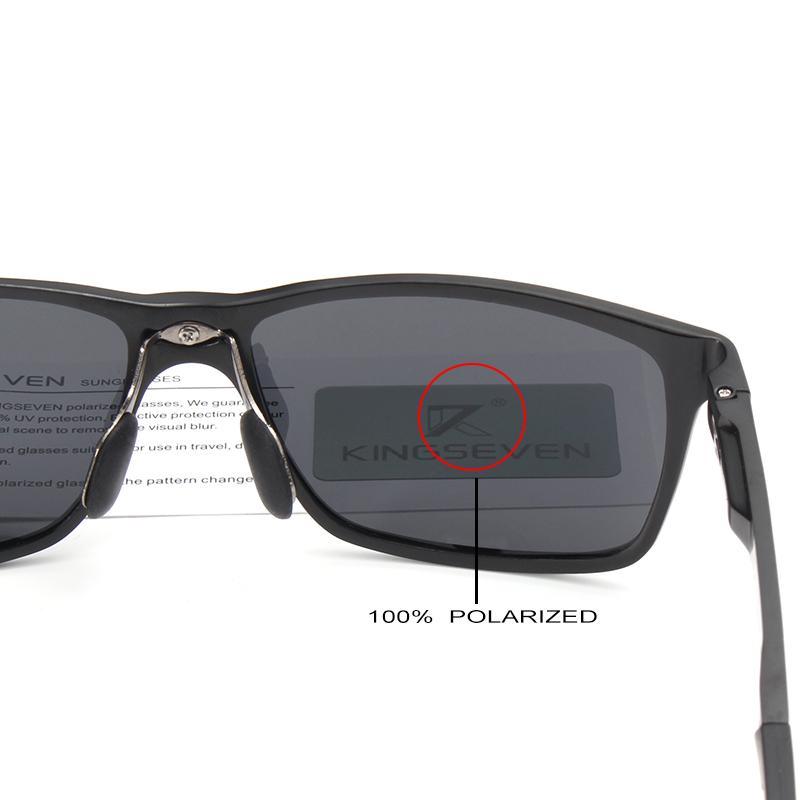 Sporty Aluminum Polarized Sunglasses for Golf and Driving