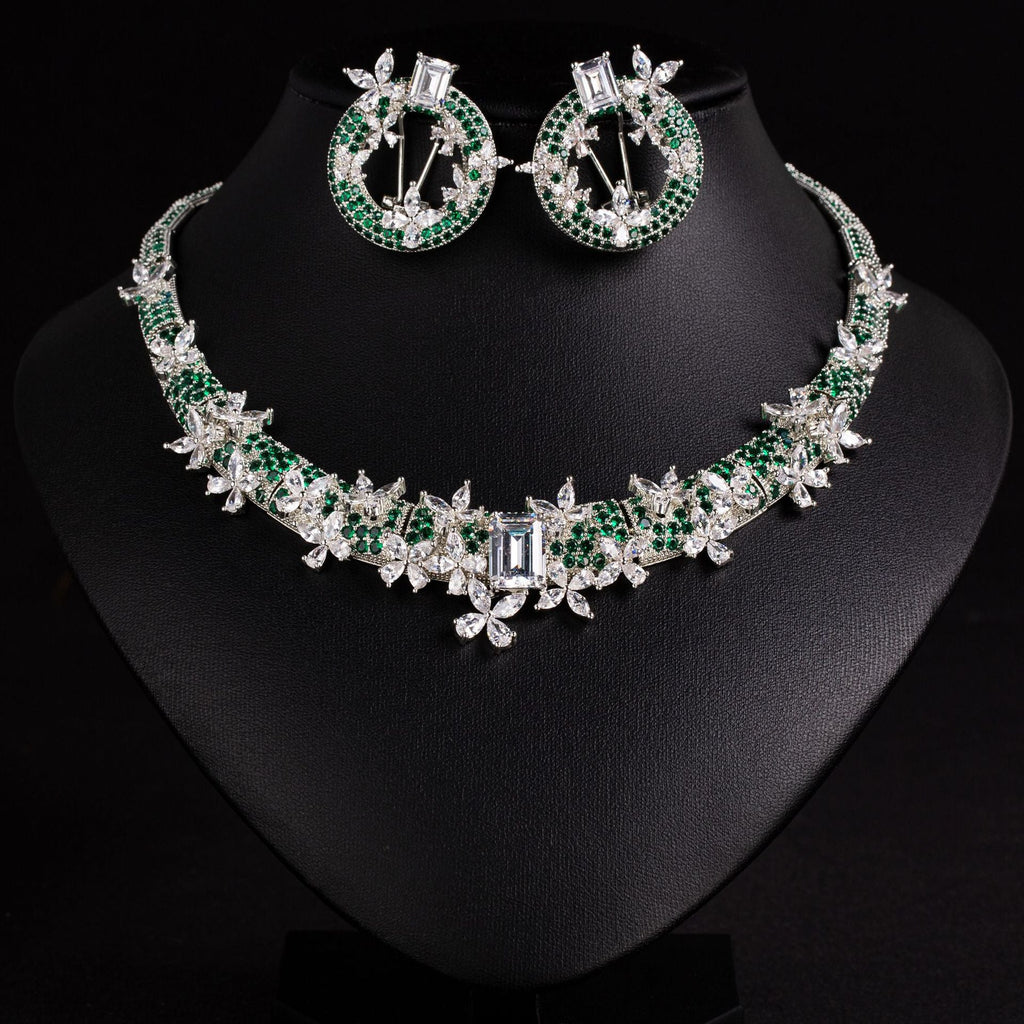 Cross-Border European And American Jewelry Fashion Versatile Design Inlaid With Smart Zircon Butterfly Jewelry Banquet Jewelry For Women