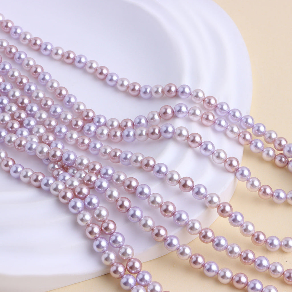 Pearl Loose Beads With Holes For DIY Necklaces
