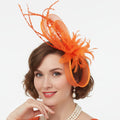 Creative Retro Elegant Green Feather Hair Accessory