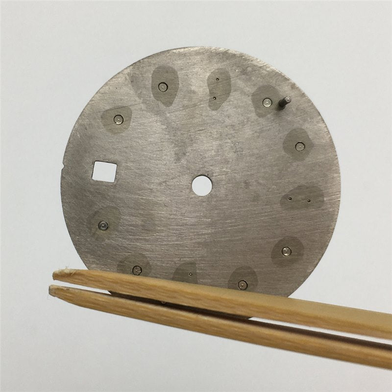 Modified Watch Dial With Luminous Numerals