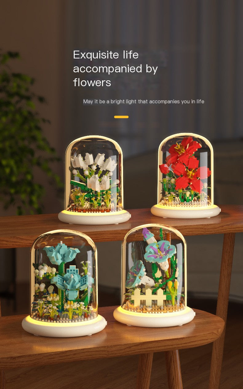 Eternal Flower Bouquet Sunflower Building Block Set