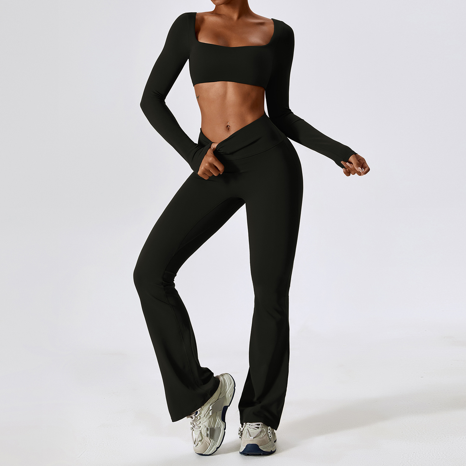 Women's Nude Feel Yoga Set