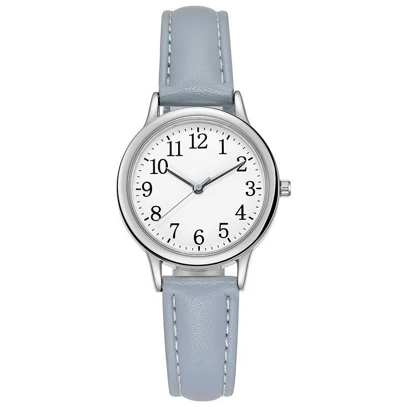 Simple Digital Fashion Alloy Quartz Watch for Women Casual Style