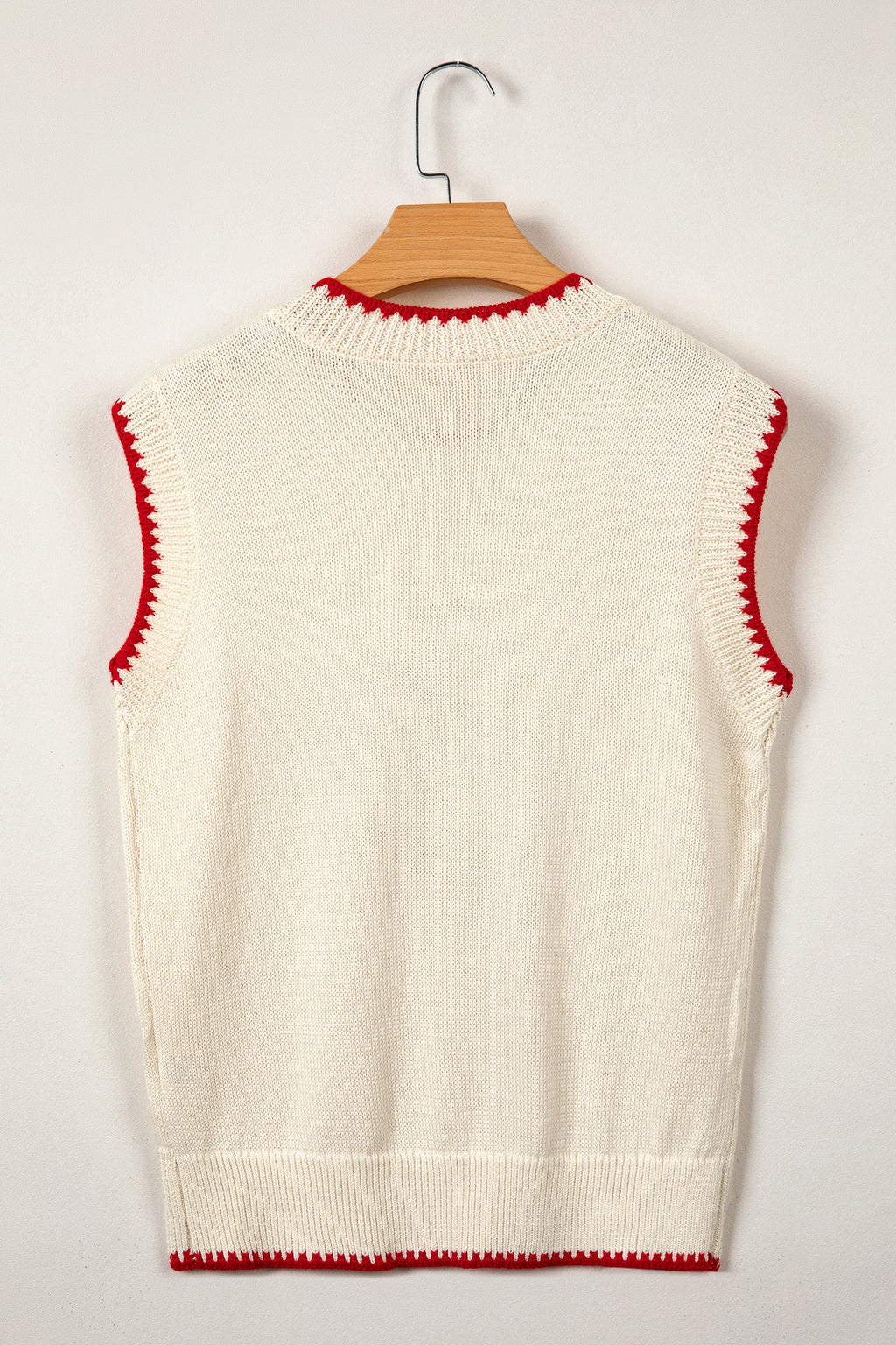 Emmeline Plaid Crawfish Knit Sweater Tank - Preppy Graphic
