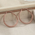 Women's Retro Large Hoop Earrings Jewelry