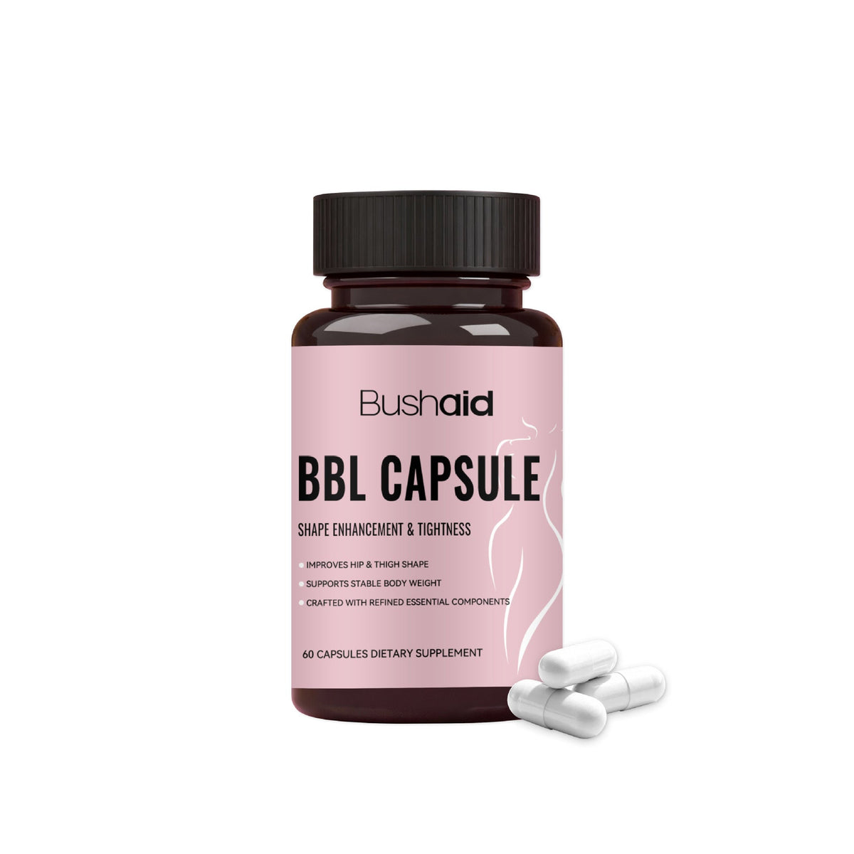 Gluteal Muscle Texture Enhancement Dietary Capsules