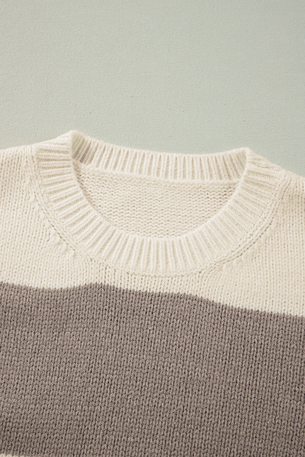 Livia Colorblock Loose Pullover Sweater