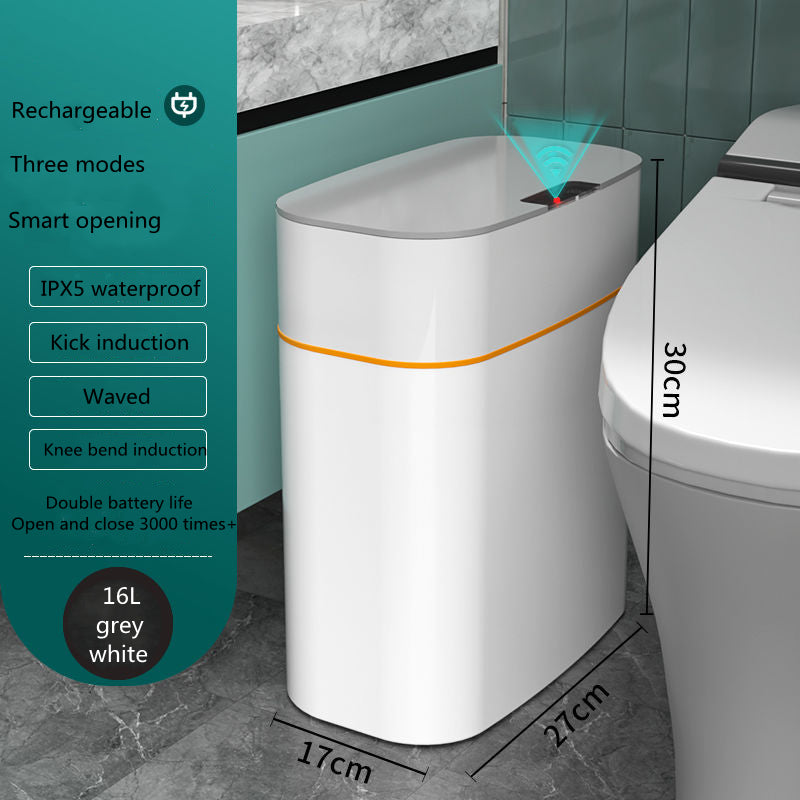 Automatic Smart Trash Can with Motion Sensor and UV Sterilization