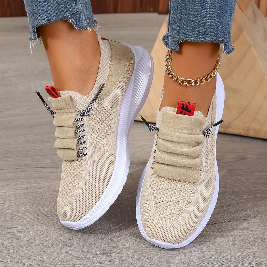 Women’s Non-Slip Knit Casual Sneakers Comfortable Walking Shoes