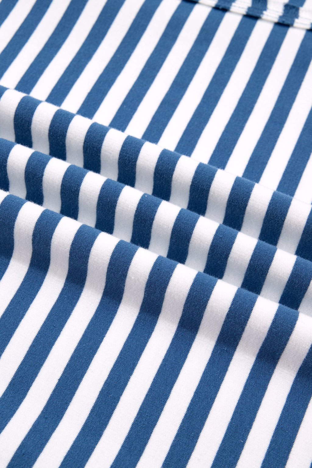 Stripe Colorblock Trim Raw Seam Split Hem Sweatshirt