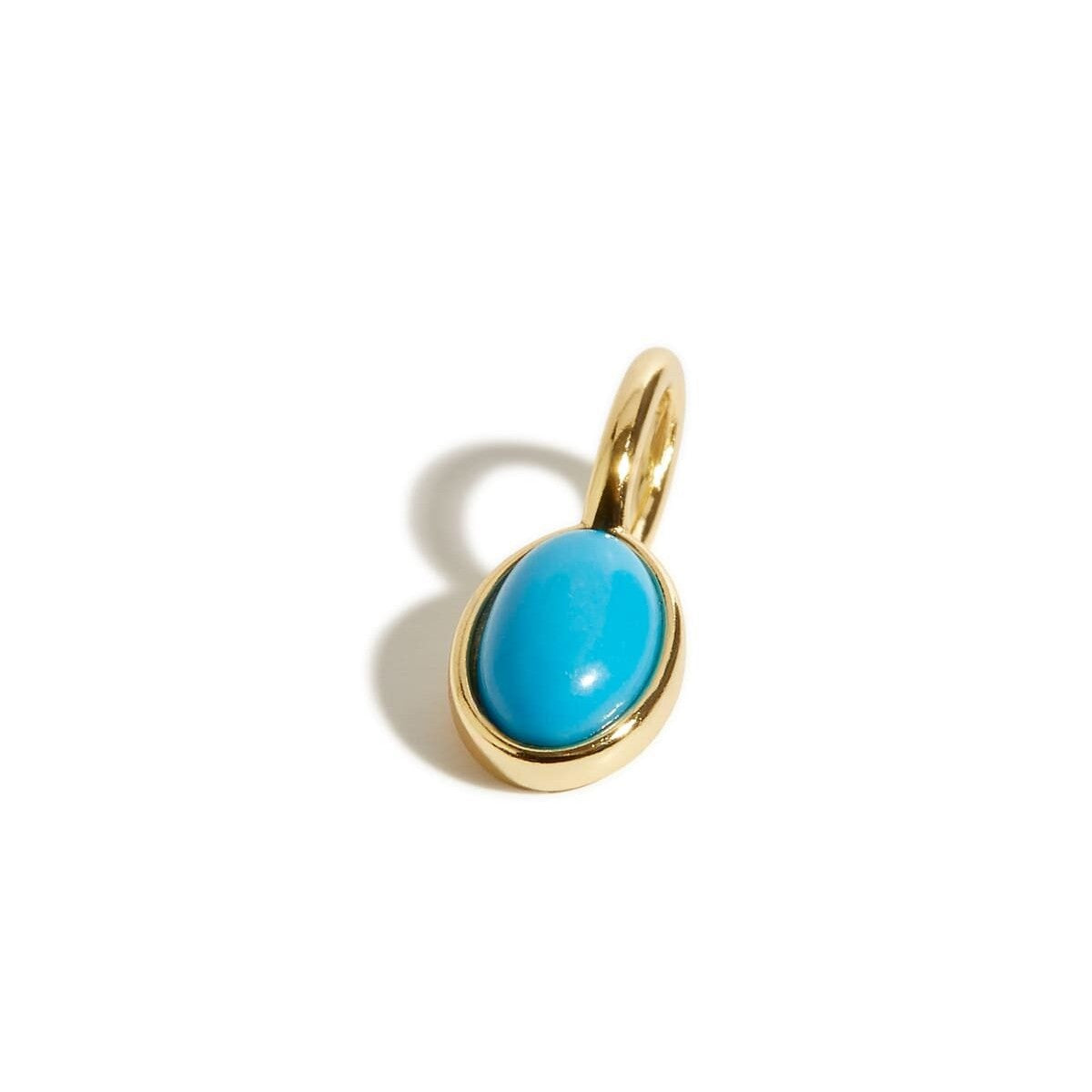 18K gold letters with birthstone design exquisite and noble necklace