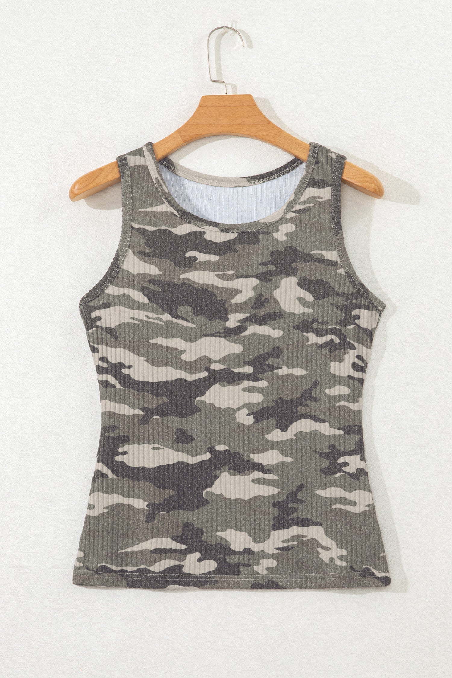 Wrenley Ribbed Knit Tank Top - Versatile Sleeveless Basic