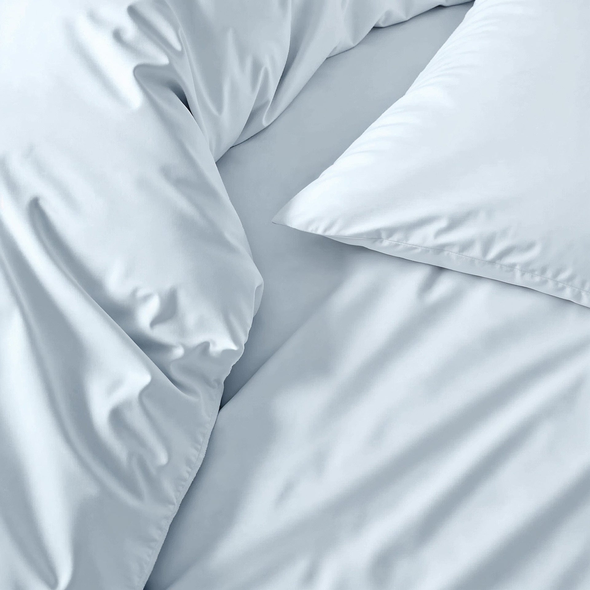 Australian Cotton Sateen Sheet Set in Solid and Stripe - Image 35