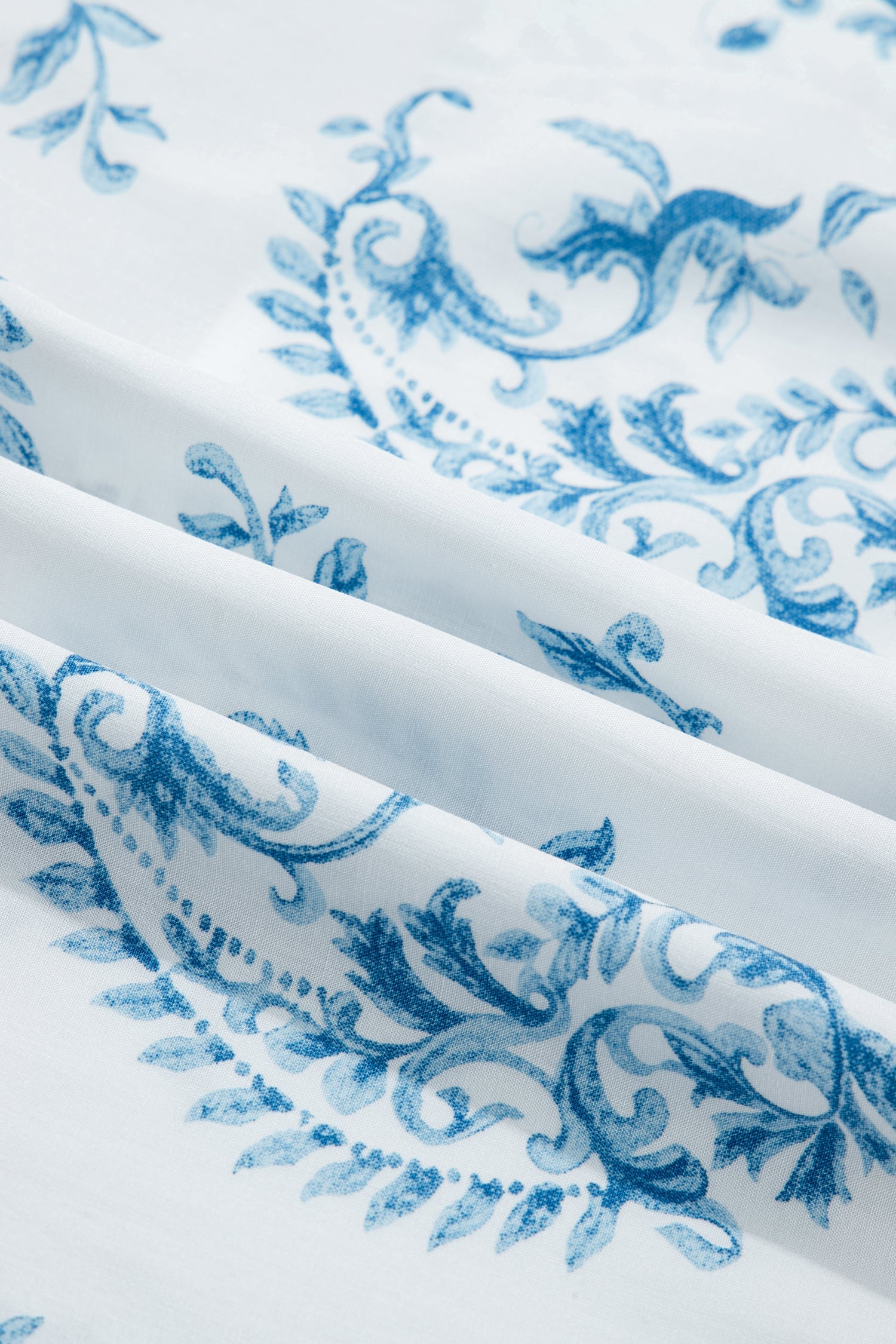 Floral Geometric Split Neck Maxi Dress | Viscose A-Line