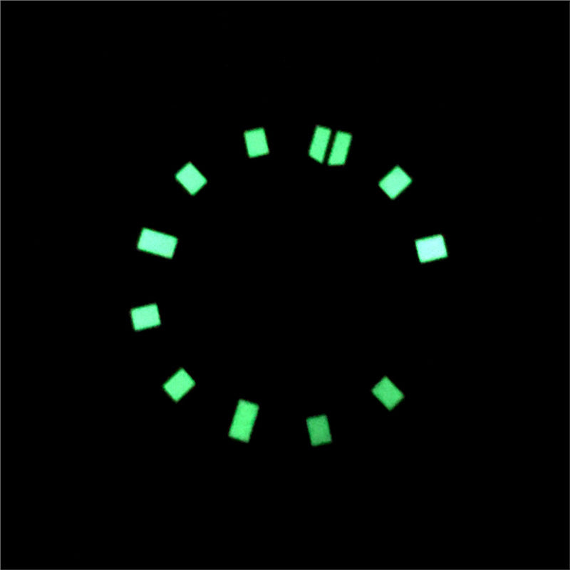 Modified Watch Dial With Luminous Numerals