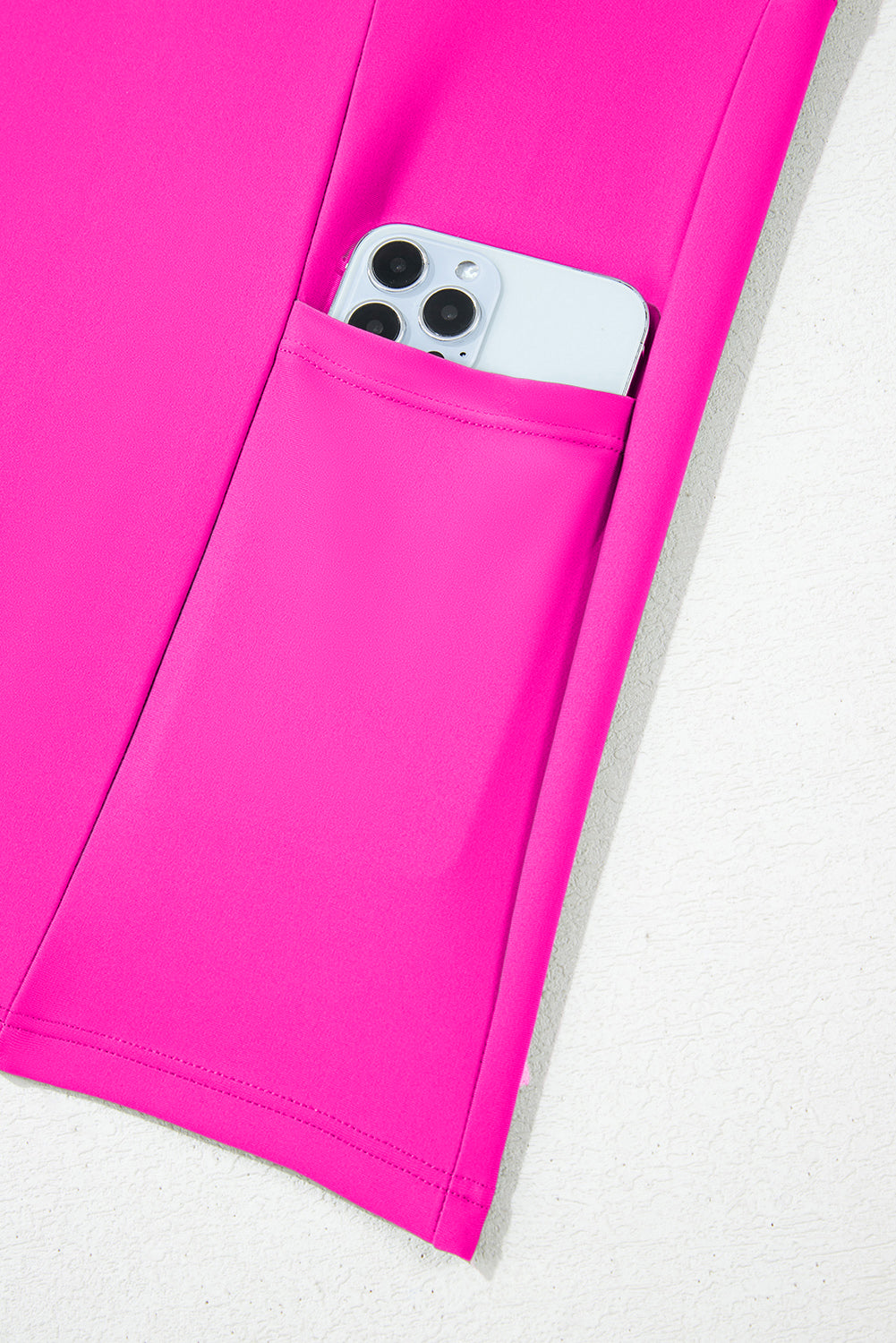 Contrast Trim Neckline One-Piece Swim Dress