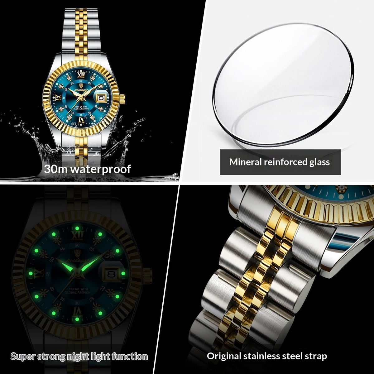 Stylish Minimalist And Personalized Alloy Watch For Women