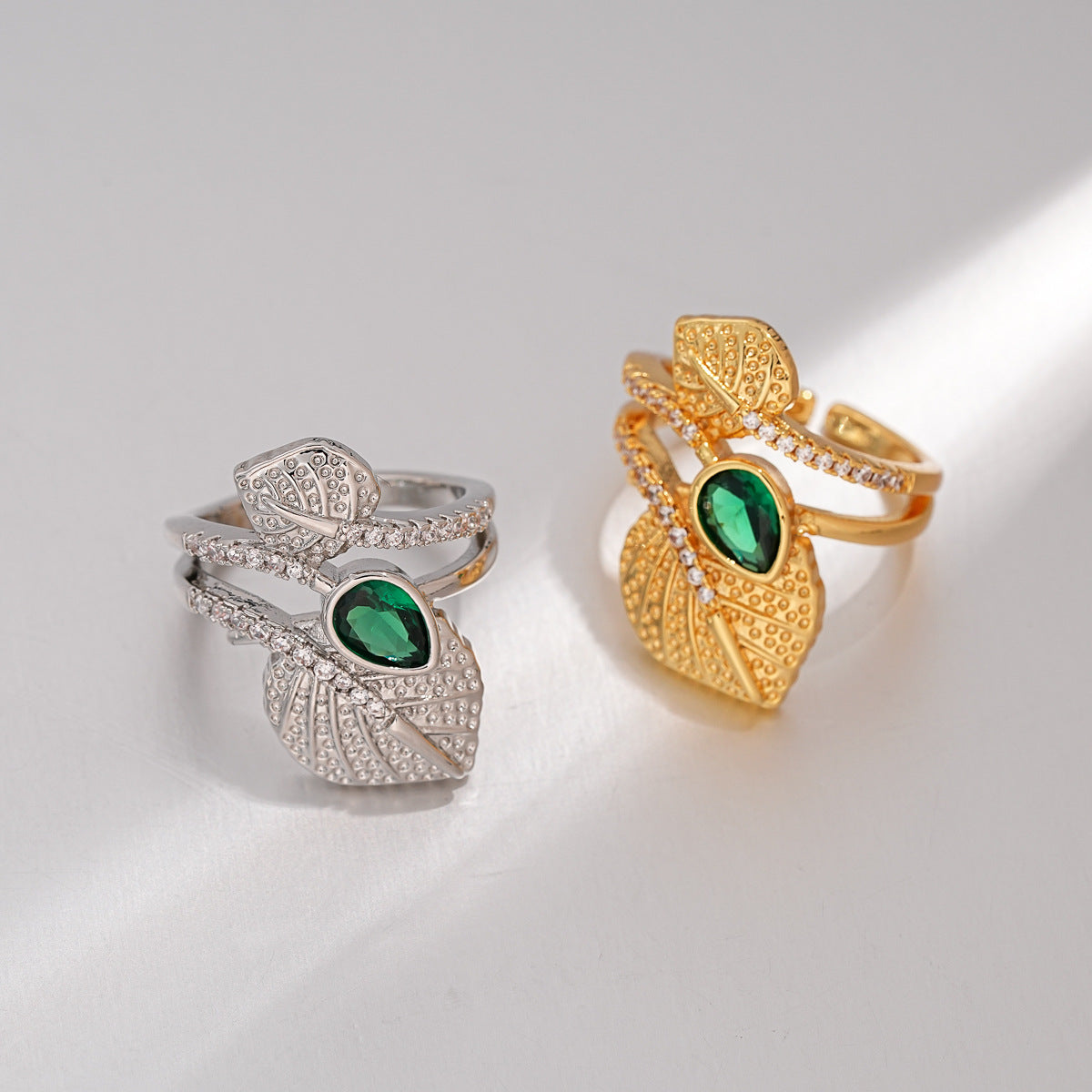 Jade Waterdrop Ring S925 Silver Plated Fashion Women Finger Jewelry For Daily Dating Banquet Party Occasions