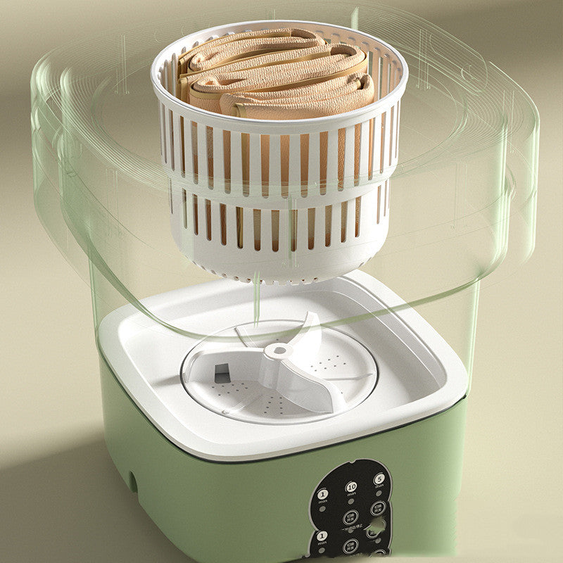 Portable Foldable Washing Machine for Underwear Socks & Delicates