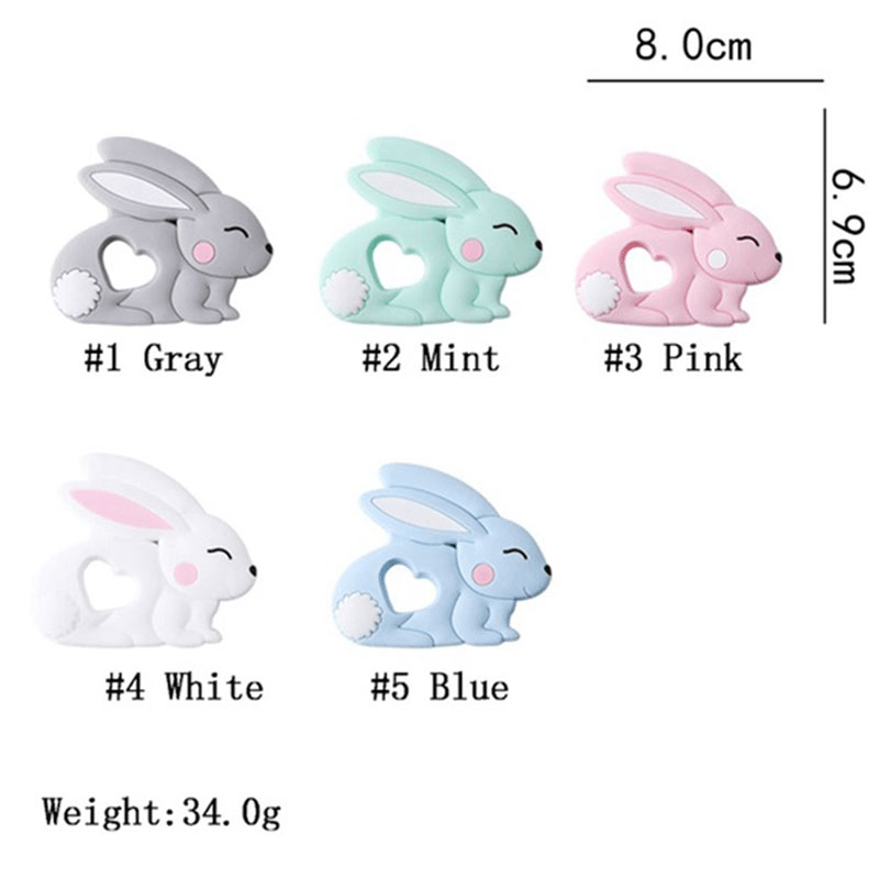 Animal Fox Silicone Teether Toy for Baby Teething