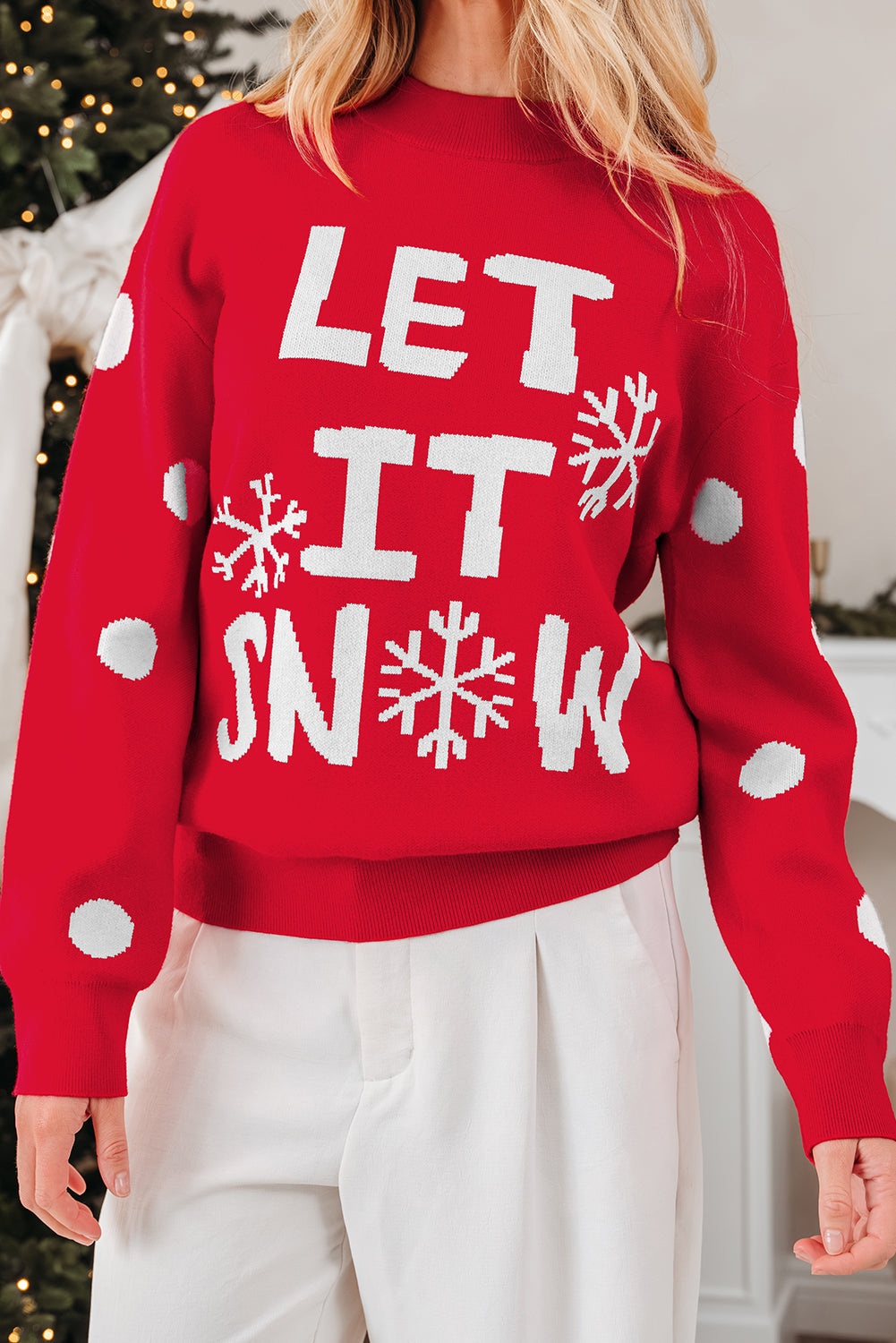 Tiffany Christmas Holiday Loose Sweater