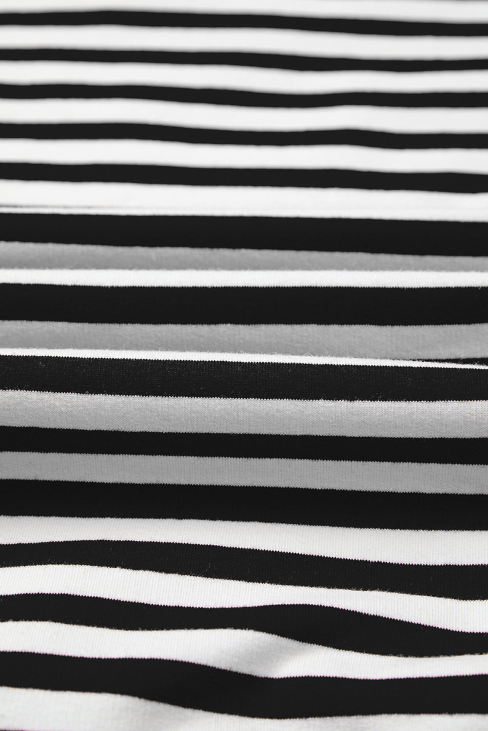 Stripe Reverse Seam Drop Shoulder Top