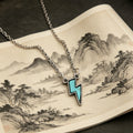 Retro Lightning-bolt-shaped Punk-style Pendant