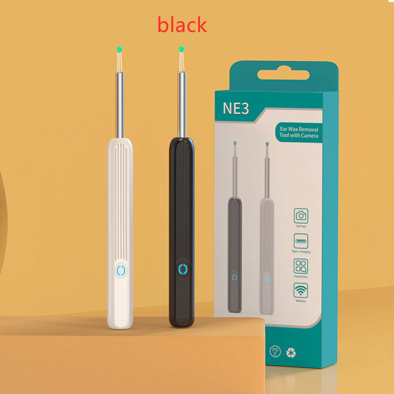 Wireless Ear Otoscope with Camera - HD Ear Wax Removal Tool Kit