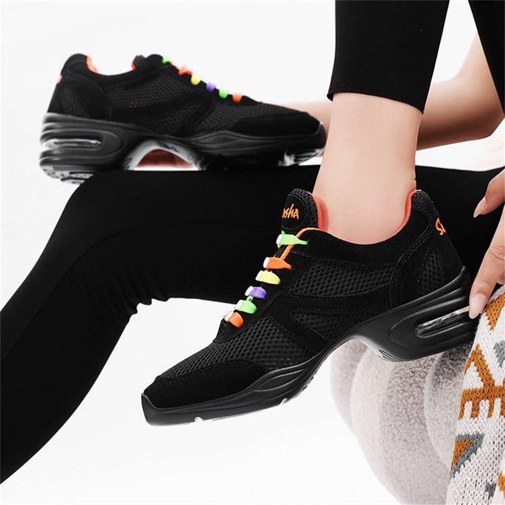 Women's Air Cushion Mesh Modern Dance Sneakers Lightweight Shoes - Image 3