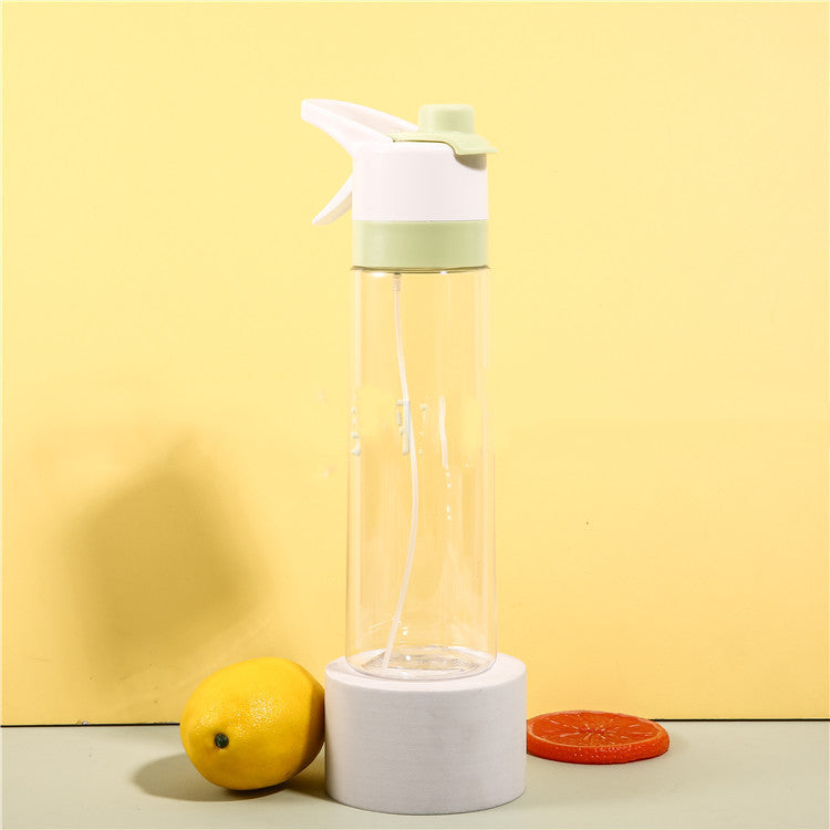 Large Capacity Spray Water Bottle for Sports Fitness and Travel