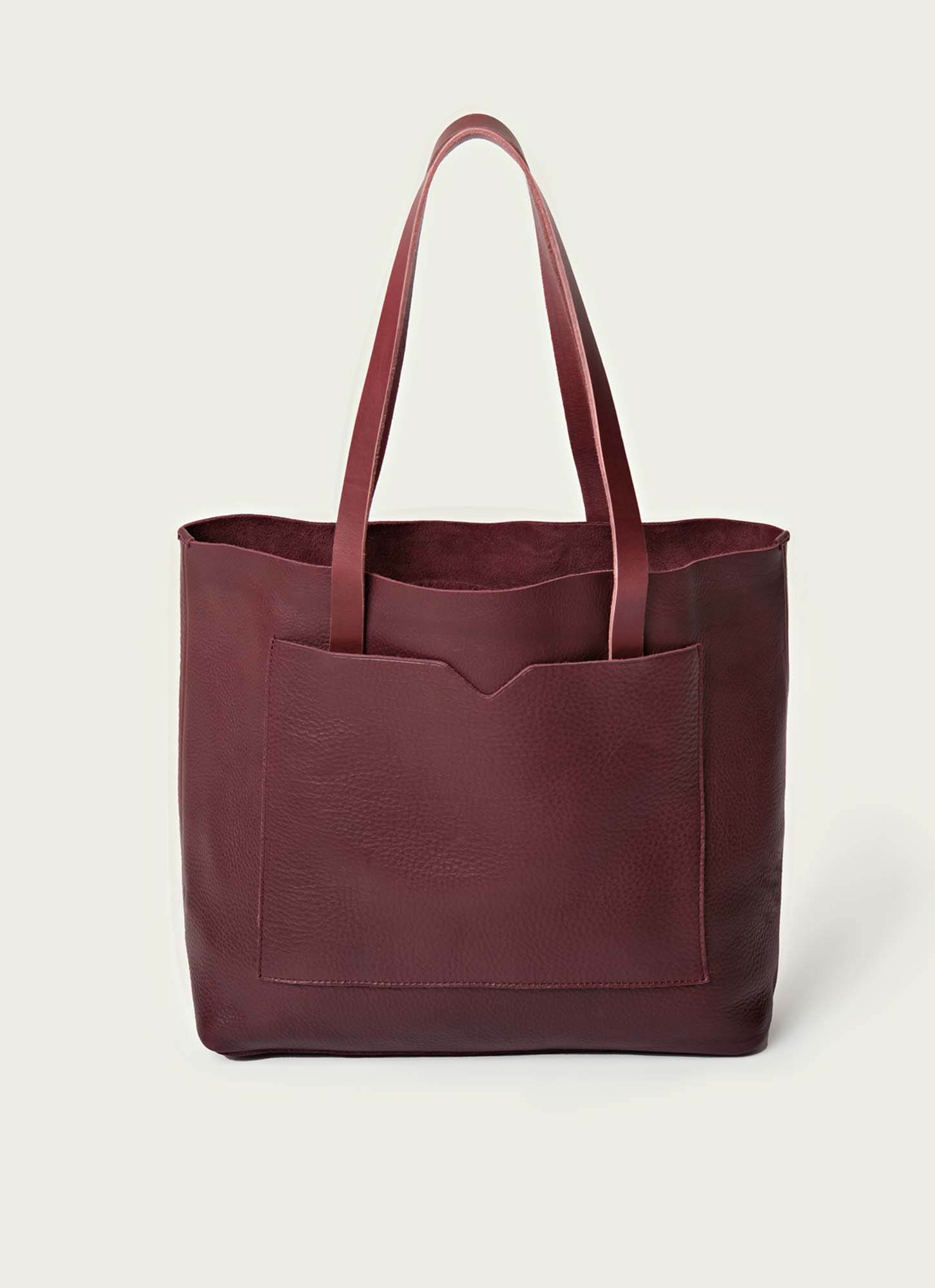 Contigo Full-Grain Leather Tote Bag