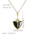 Creative Personalized Eight-Pointed Star Cross Necklace