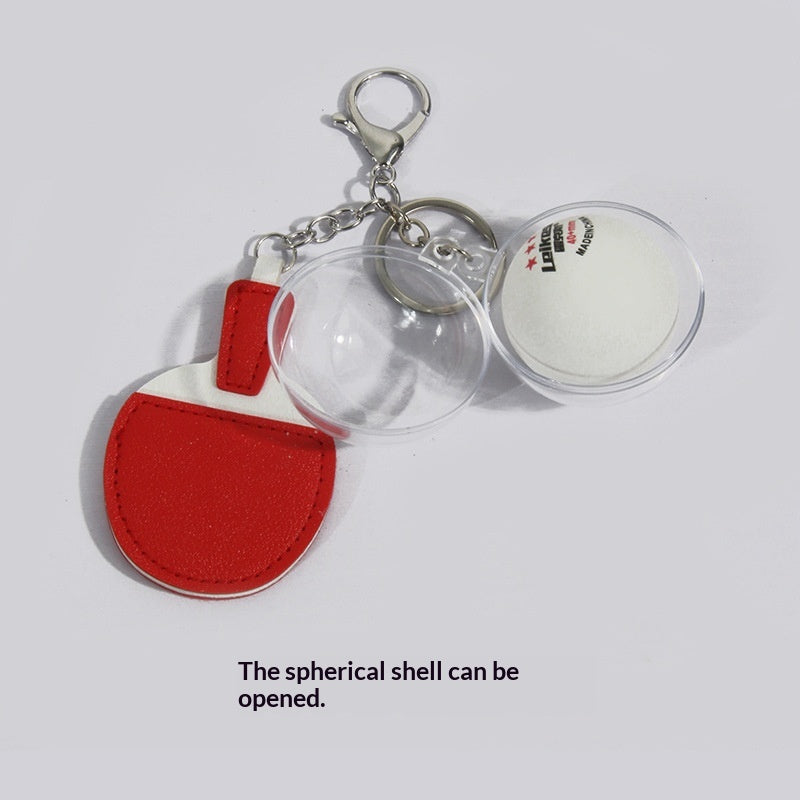 Sports Table Tennis Racket Bag Pendant
