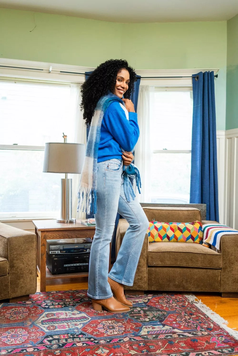 Judy Blue Mid Rise Thermal Bootcut Jeans | Cozy Winter Denim