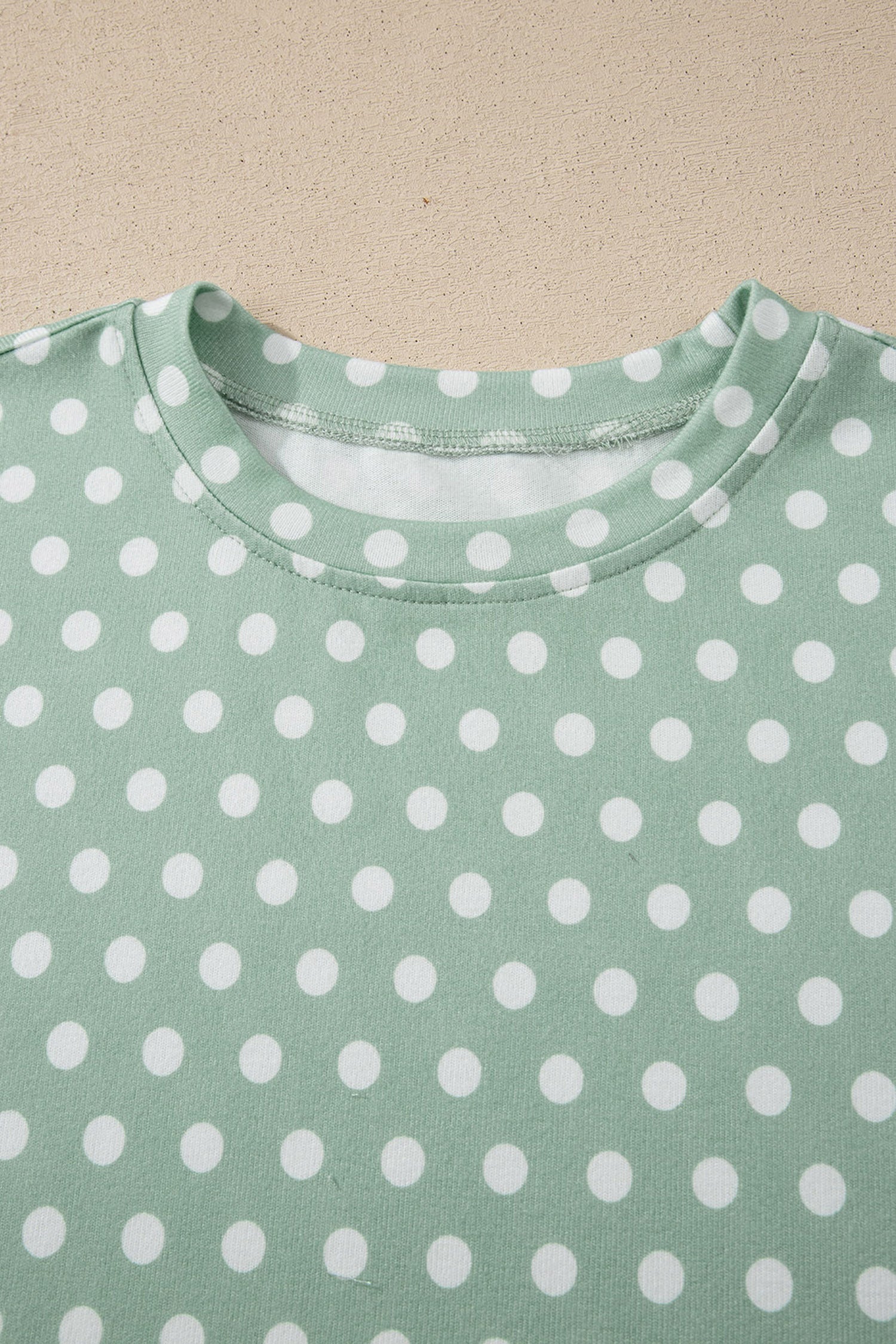 Purple Polka Dot Short Set Women's Two-Piece Casual Lounge Outfit