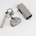 Self-Defense Flashlight Coin Purse Keychain, Decorative Crystal Style