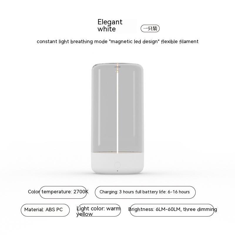 Modern Rechargeable LED Atmosphere Light - Portable Warm Glow Lamp
