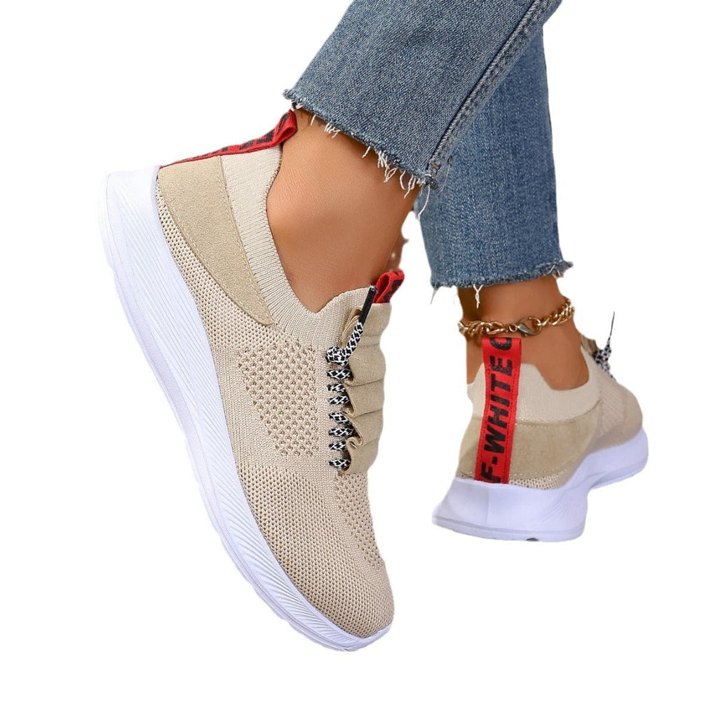 Women’s Non-Slip Knit Casual Sneakers Comfortable Walking Shoes