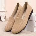 Women's Comfy Solid Color Knit Loafers
